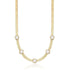 Time and Tru Goldtone and Simulated Pearl Studded Necklace, Female, 1 Necklace | WTWL314XA
