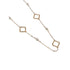 Time and Tru Woman's Stationed Pearl Necklace, Gold | WTWL221XA
