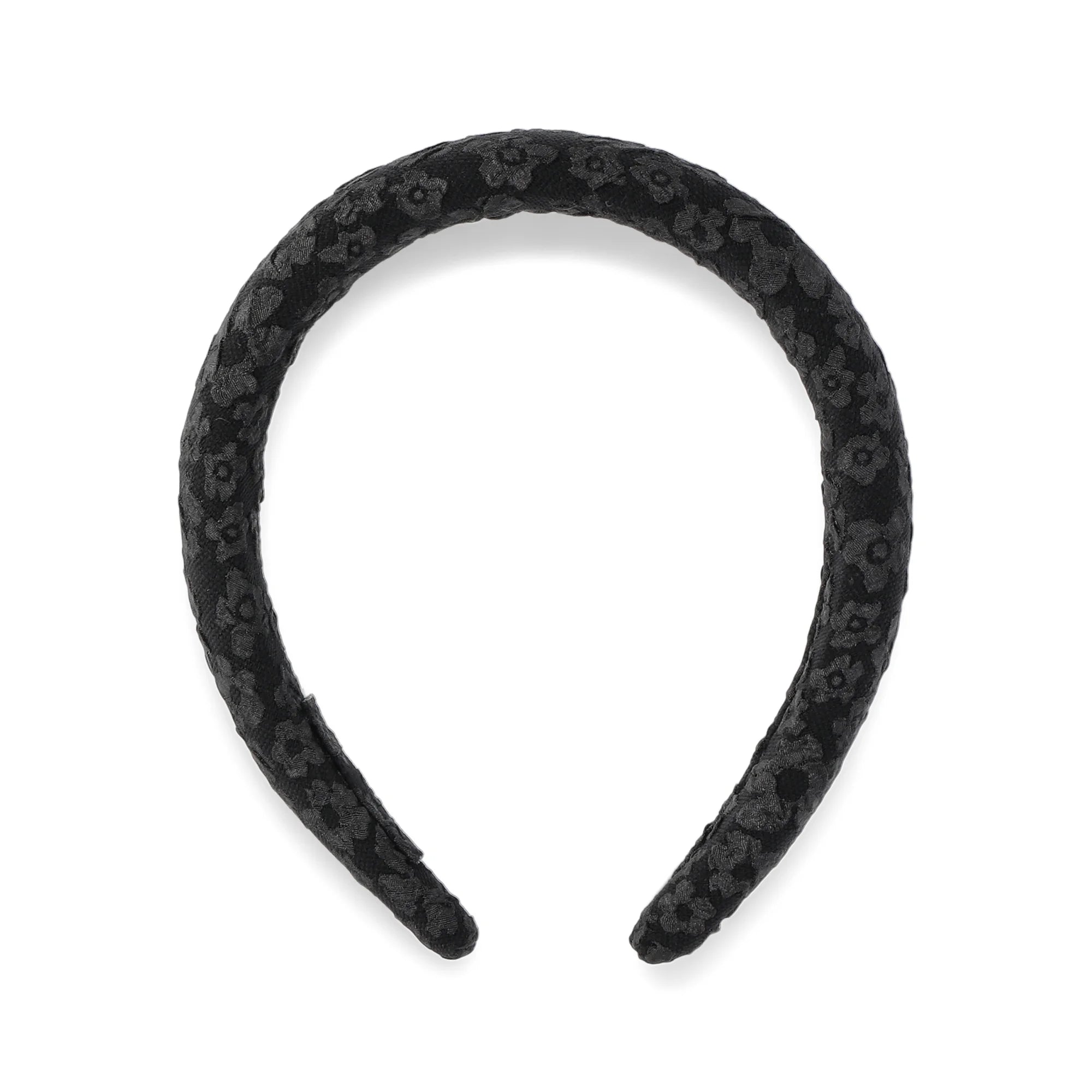 Time and Tru Women's Brocade Hair Headband, Black | WTWL136XA