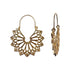 Time and Tru Women's Gold Filagree Boho Statement Earrings | WTWL326XA