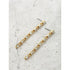 Time and Tru Women's Gold Tone and Crystal Linear Earring, 1 Pair | WTWL322XA