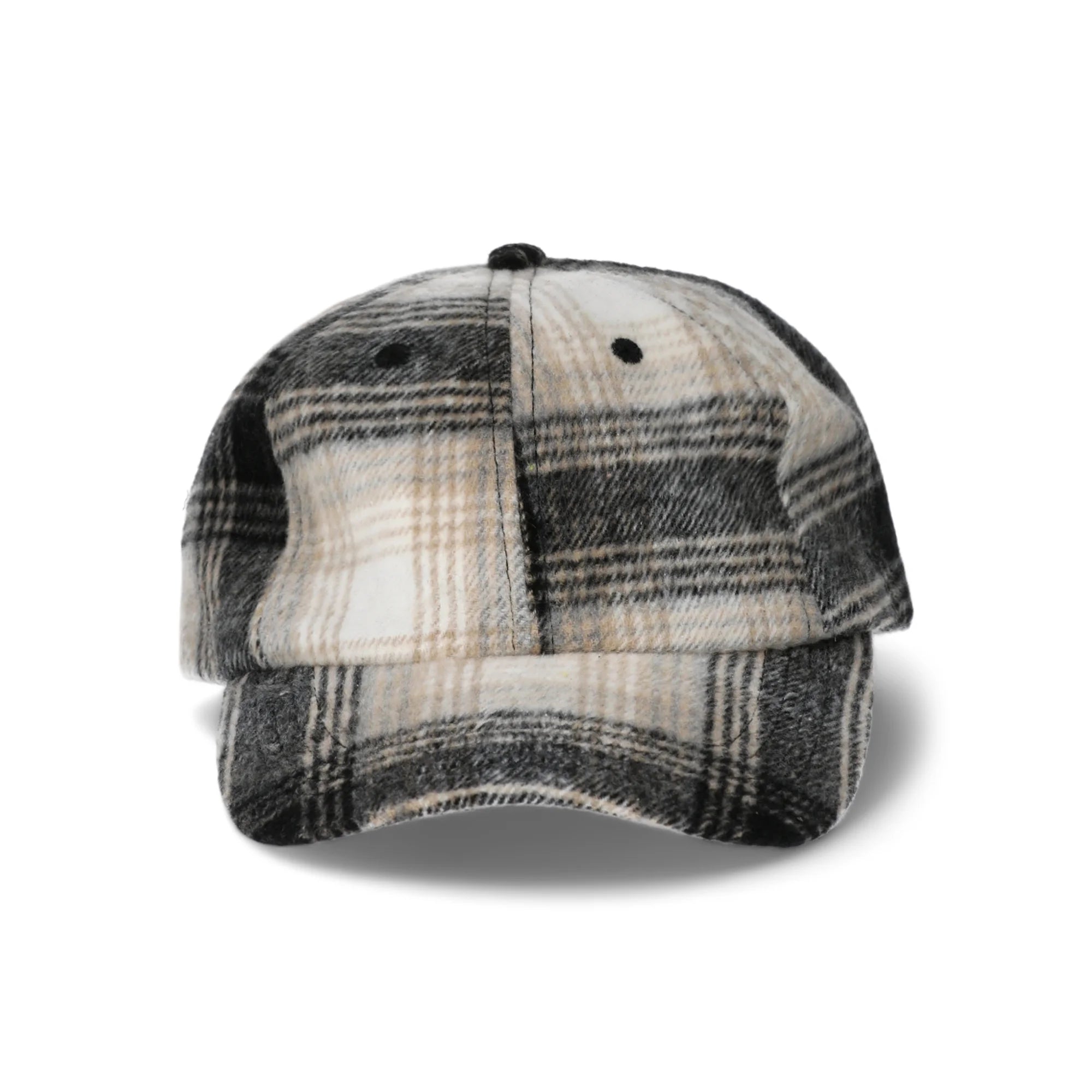 Time and Tru Women's Plaid Flannel Baseball Hat, Dark Grey | WTWL211XA