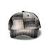 Time and Tru Women's Plaid Flannel Baseball Hat, Dark Grey | WTWL211XA