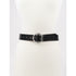 Time and Tru Women's Plus Oval Perforated Belt, Black | WTWL376XA