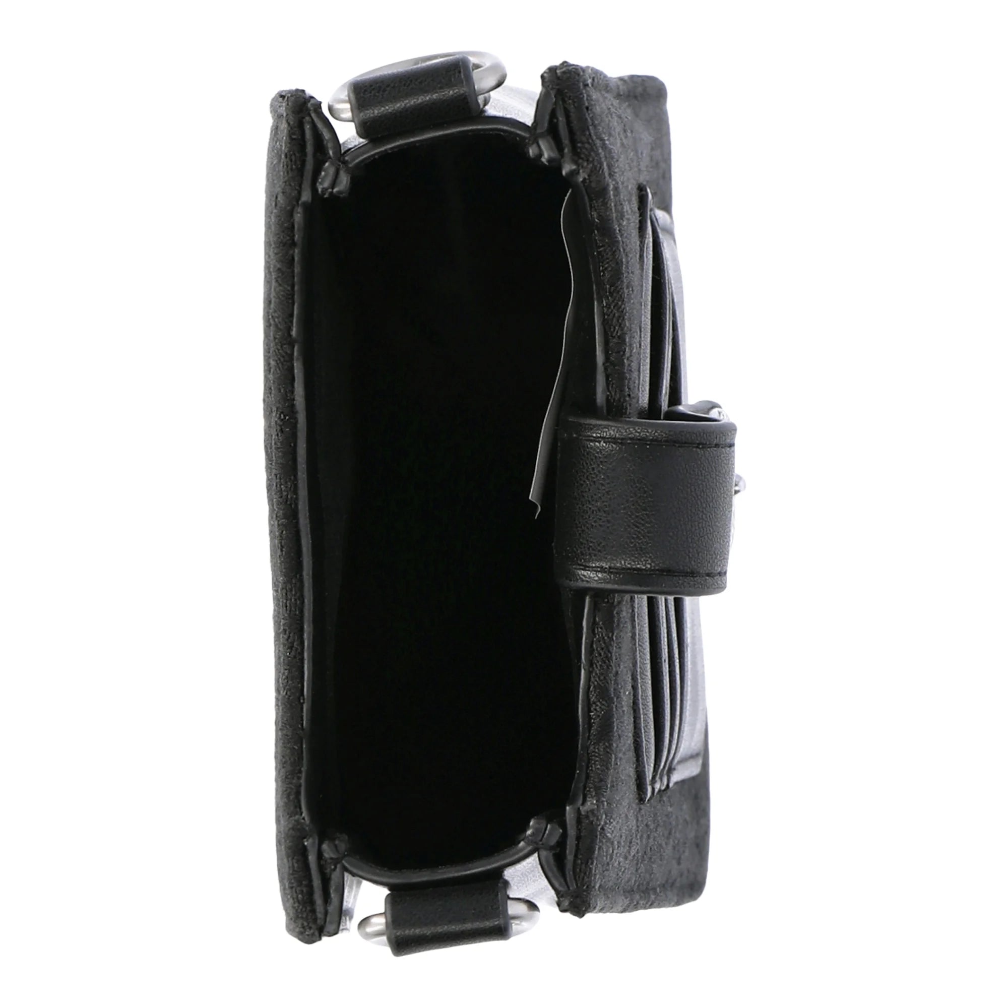 Time and Tru Women's Rowan Tab Cellie Bag, Black Jacquard | WTWL353XA