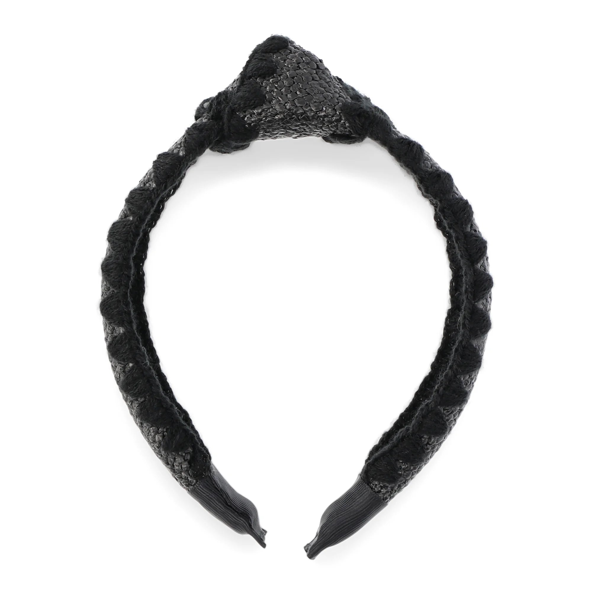 Time and Tru Women's Twist Top Headband, Black  |  WTWL381XA