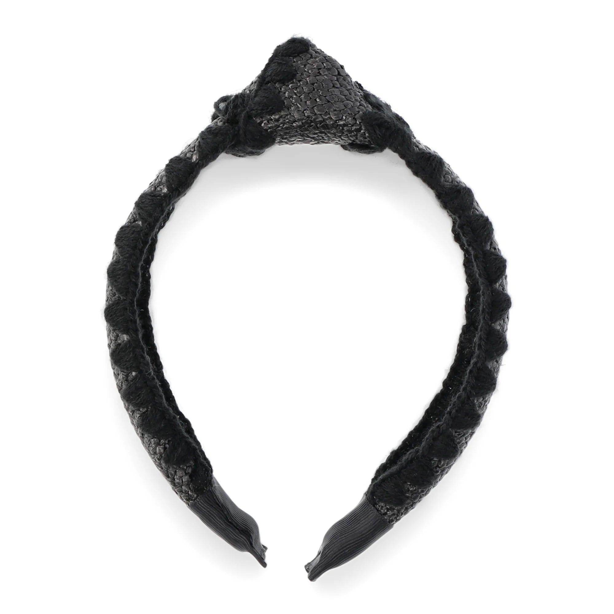 Time and Tru Women's Twist Top Headband, Black  |  WTWL381XA