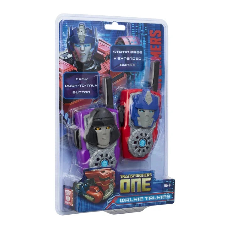 Transformers One Extended Range Walkie Talkies - Action Figures - Push to Talk Button, Children Ages 3+  |  WTWL444XA