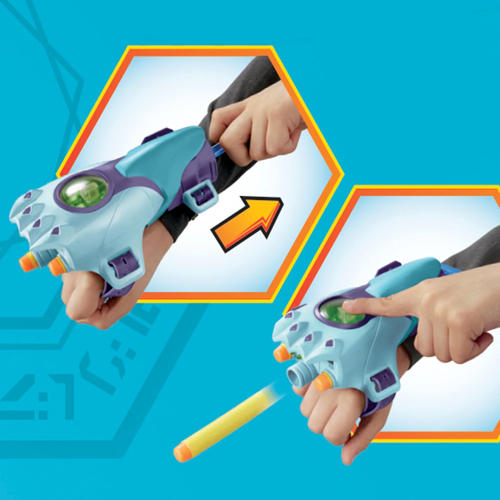 Transformers Toys EarthSpark Cyber-Sleeve Battle Blaster Toy, Interactive Toys for 6+ |  WTWL610XA