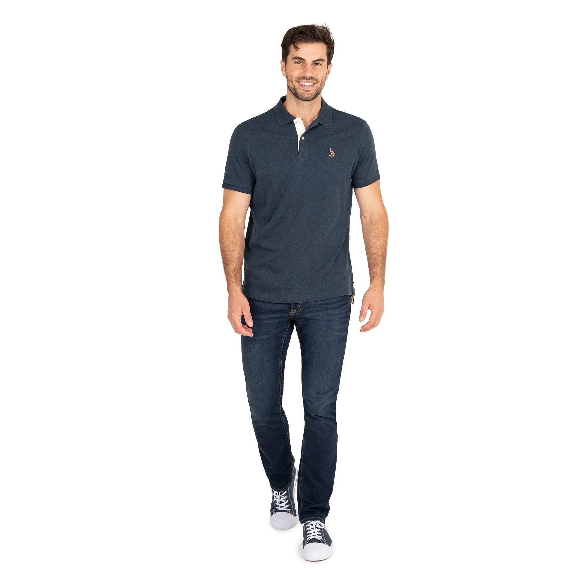U.S. Polo Assn. Men's Interlock Polo Shirt | WTWL99XA