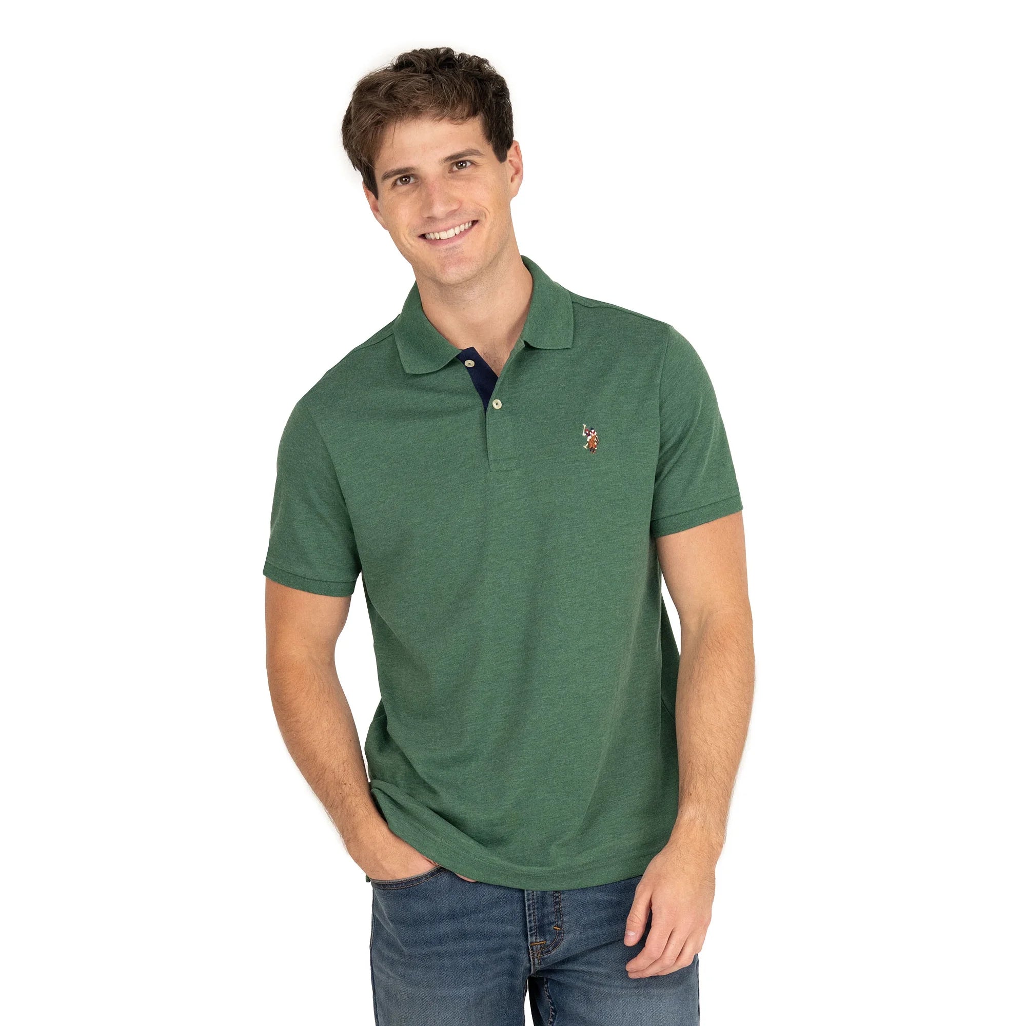 U.S. Polo Assn. Men's Interlock Polo Shirt | WTWL99XB