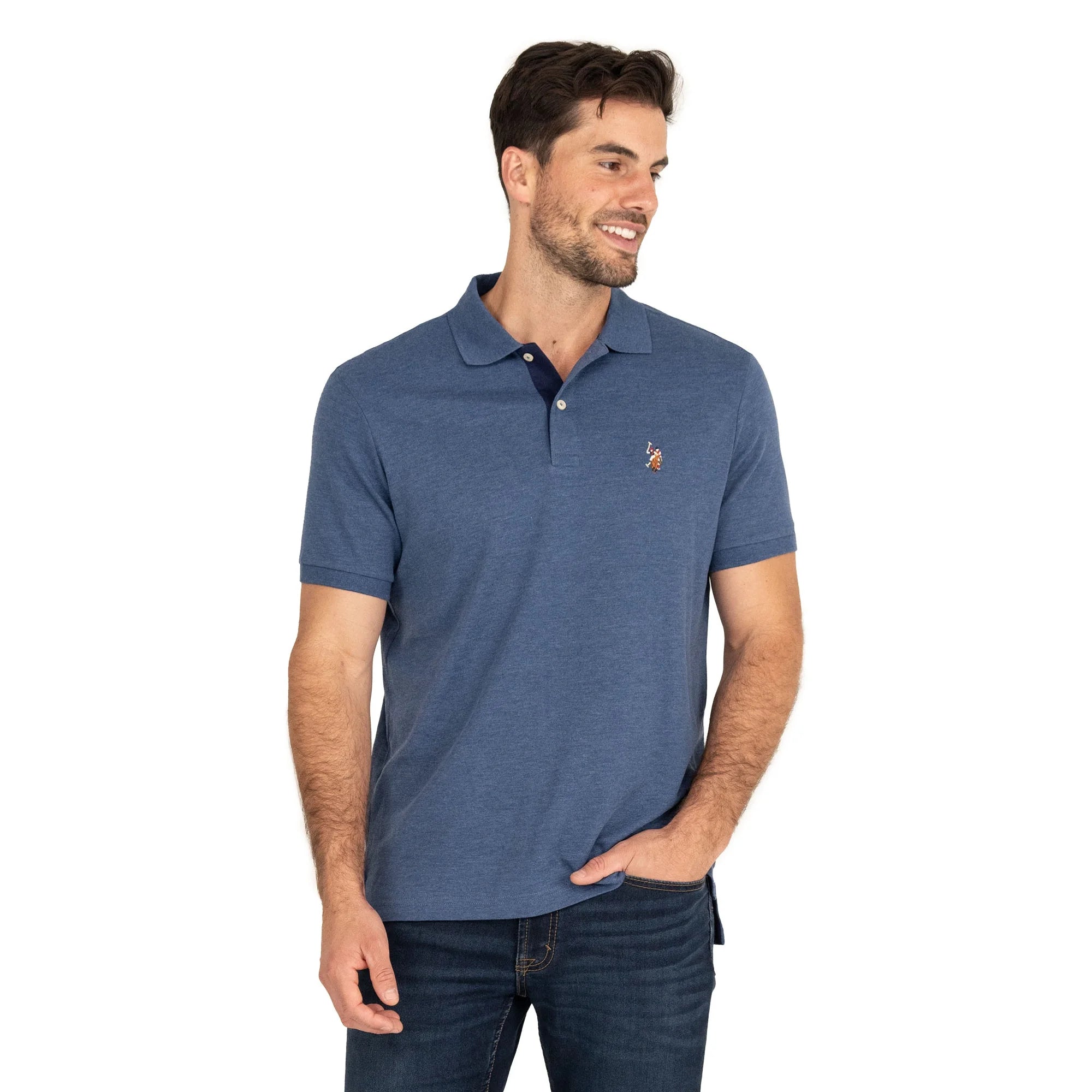 U.S. Polo Assn. Men's Interlock Polo Shirt | WTWL99XD