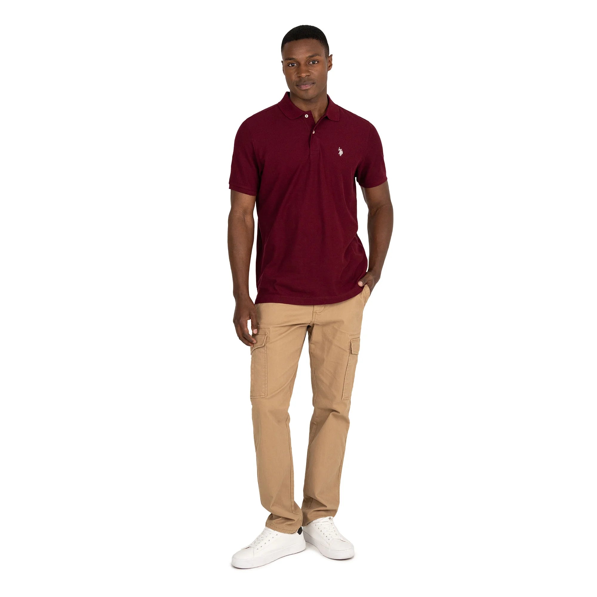U.S. Polo Assn. Men's Performance Pique Polo Shirt | WTWL650XA