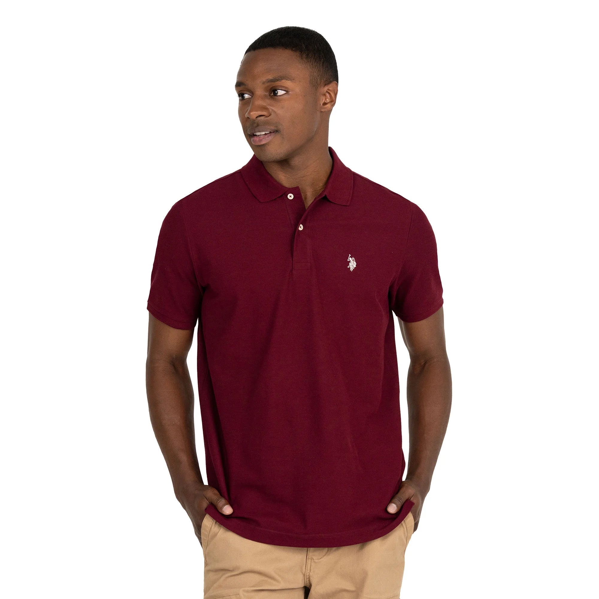 U.S. Polo Assn. Men's Performance Pique Polo Shirt | WTWL650XA