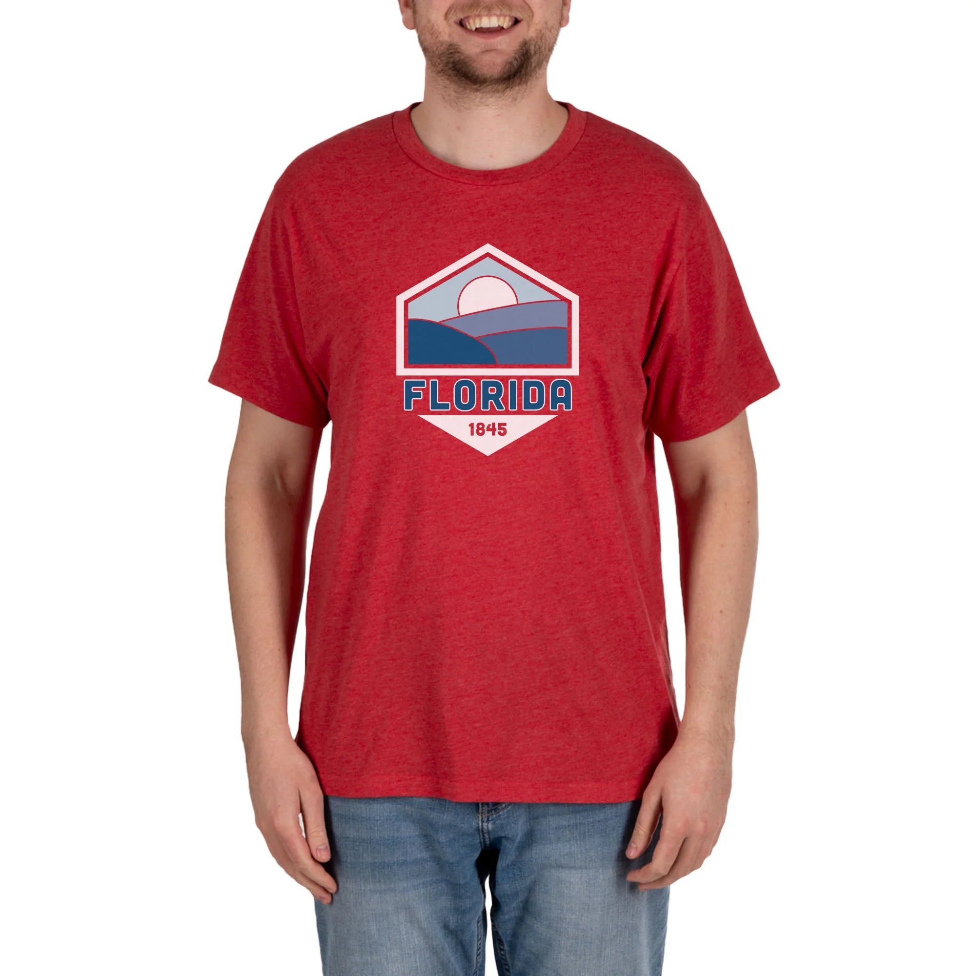 Unisex Florida State Graphic Tee, Triblend T-Shirt from Home Tree | WTWL1065XA