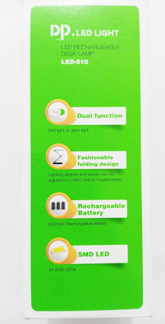 DP LED Rechargeable Desk Lamp LD-010 | VTM11a