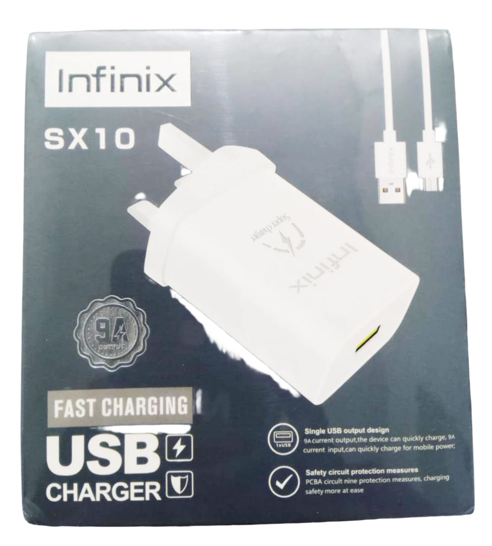 Infinix 9A USB Fast Charger SX10 | VTM17a