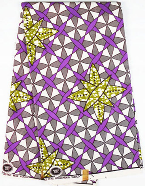 Beautiful Hollandais Vlisco (Hollandaise), 6 Yards/Piece | AFQE-WHS605S6107