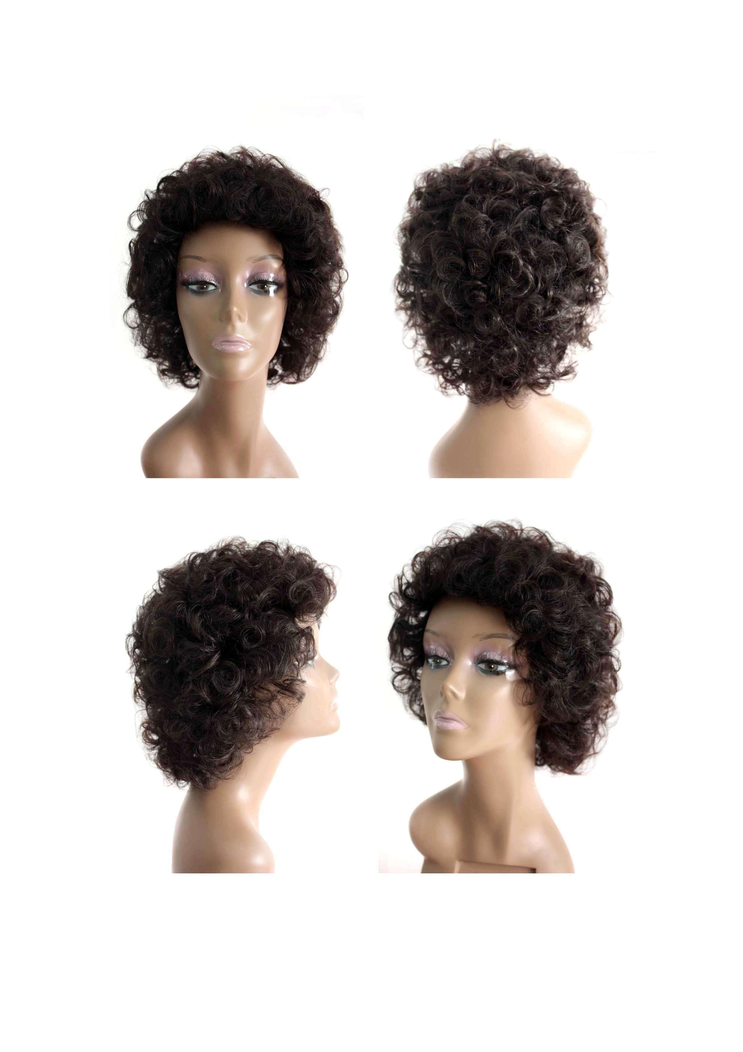 Original Natural Wavy Human Hair Wig for Classy Fashion Ladies | AFTA-1043