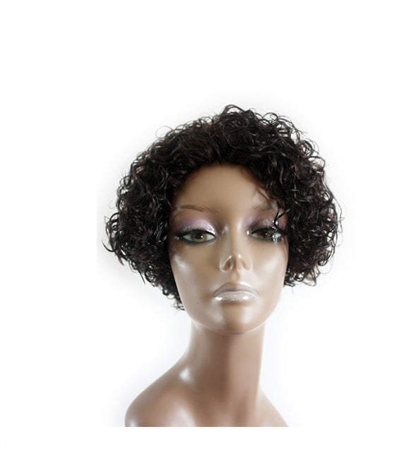 Elegant Classy Original Human Hair Wig Straight Bulb | AFTA-1374