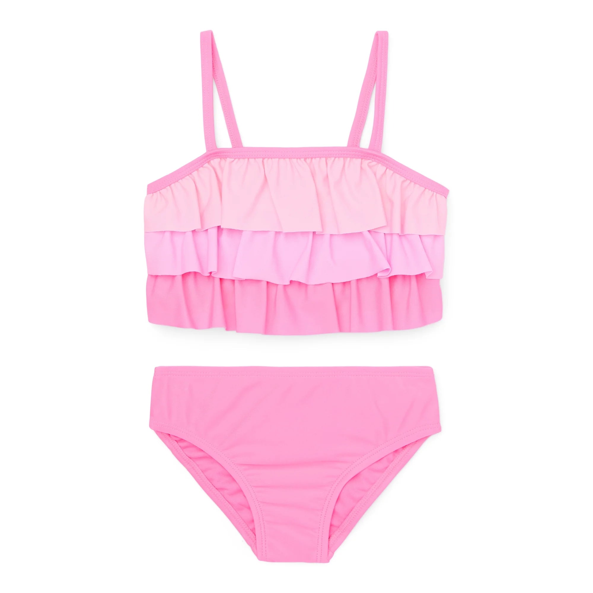 Wonder Nation Toddler Girl Ruffle Tankini, Two-Piece, Sizes 12M-5T |  WTWL735XA