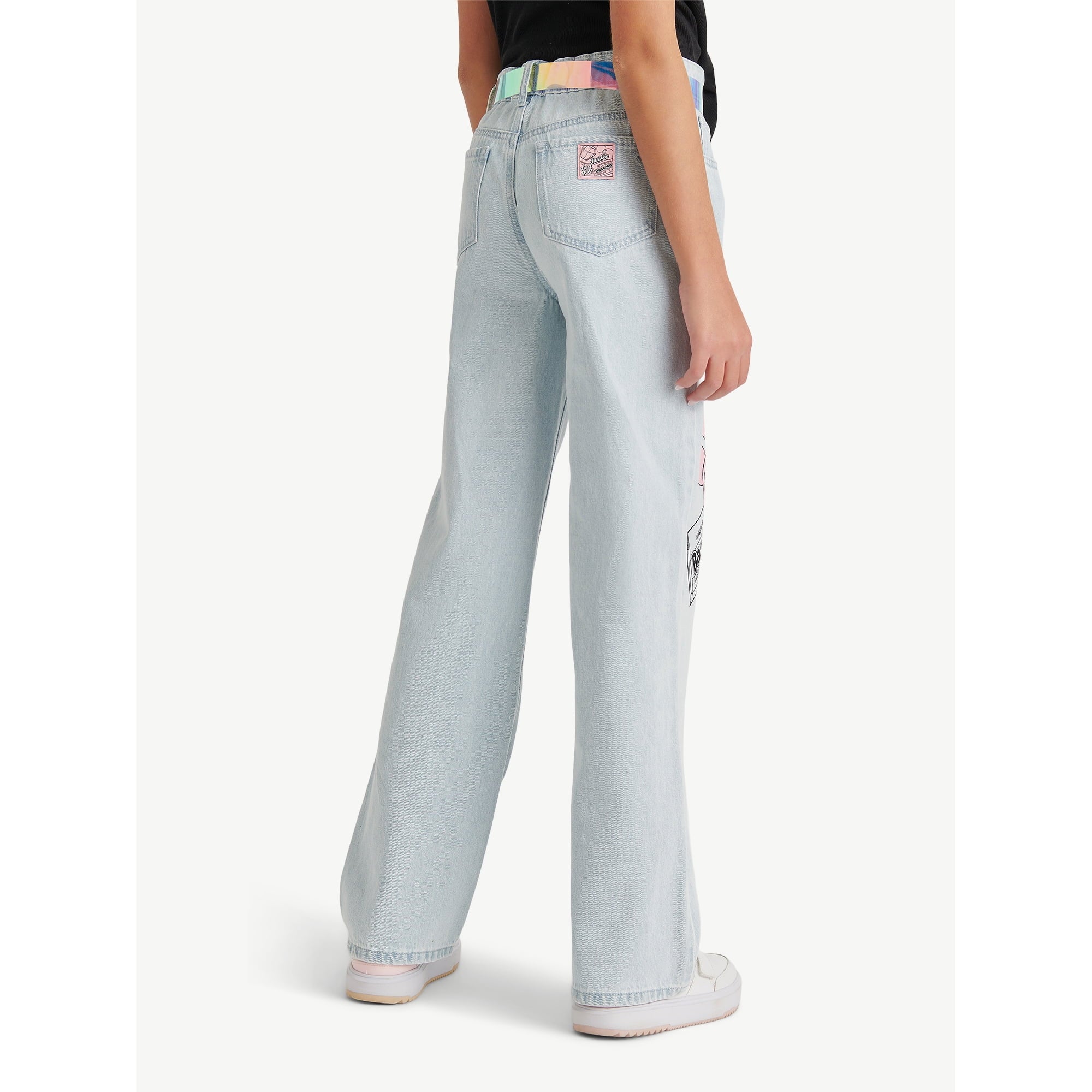 Justice Girls Ring Pop Collab Jeans, Sizes 6-18, Slim & Plus  |  WTWL655XA