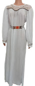 Beautiful Classic Long Gown (Dress) for Ladies XL, White | GBN3b