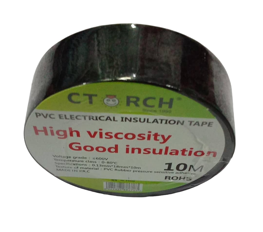 CTorch PVC Electrical Insulation Black Tape (1-Tape) | CVE5b