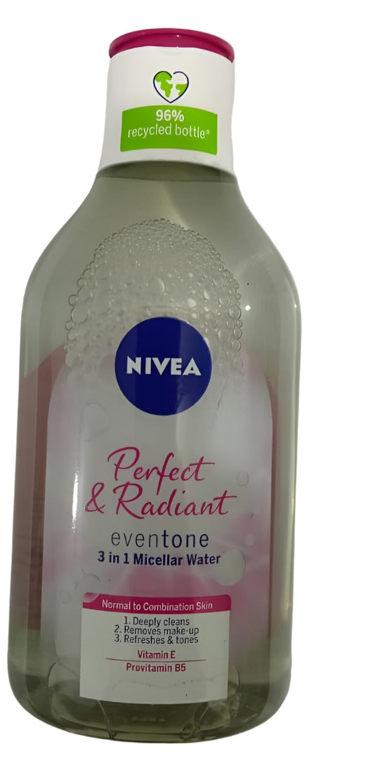 Nivea Perfect & Radiant Eventone 3in1 Micellar Water 400ML, purple | KHE6a