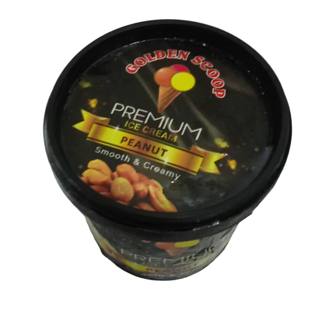 Golden Scoop Premium Peanut Ice Cream | PVT40a