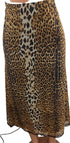 Classy Animal Skin Long Skirt for Ladies | AFQE2