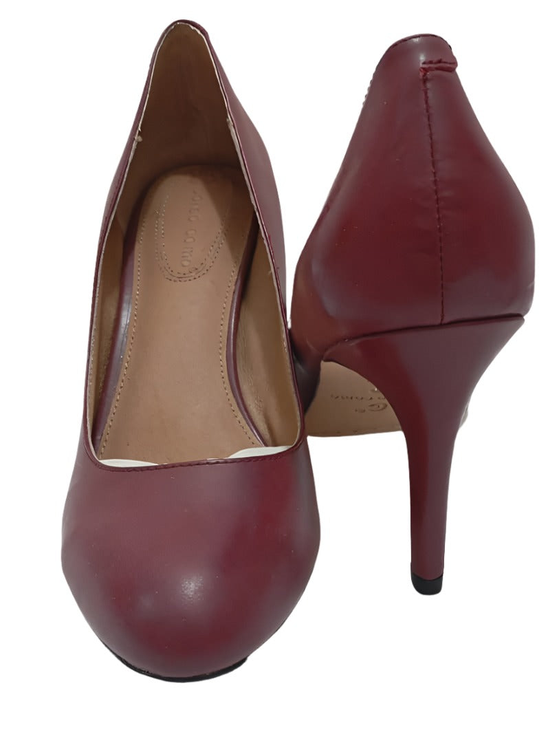 Corso Como Italian Shoe for Wedding and Special Occasions (Wine Red Dress Shoe, Cover Shoe) | AFTA-DSWD11021