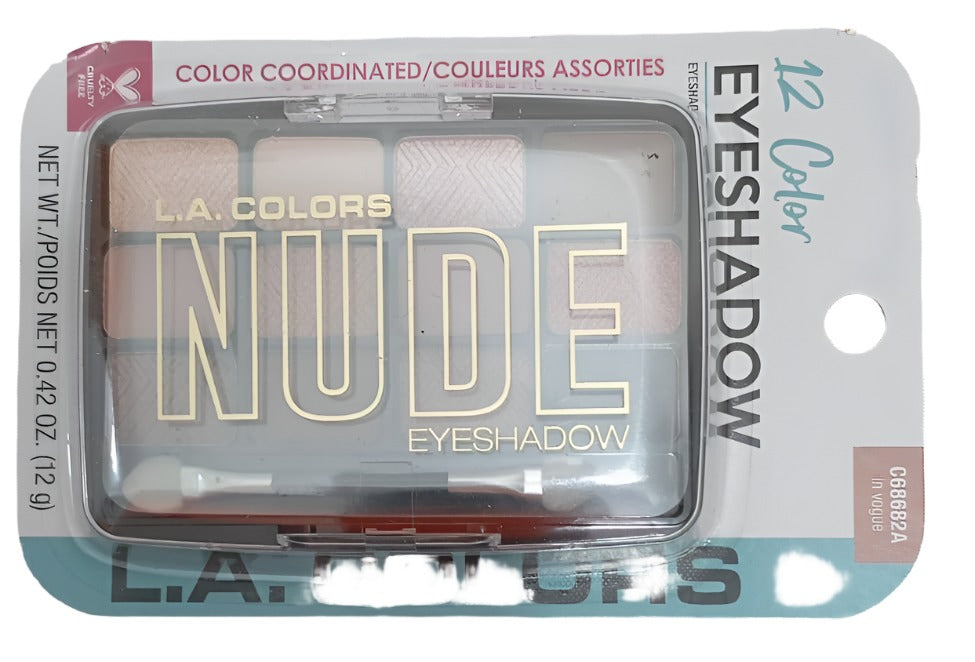 LA Colors Eyeshadow, 12 Colors Kit (In Vogue C686382A) | DLTR60