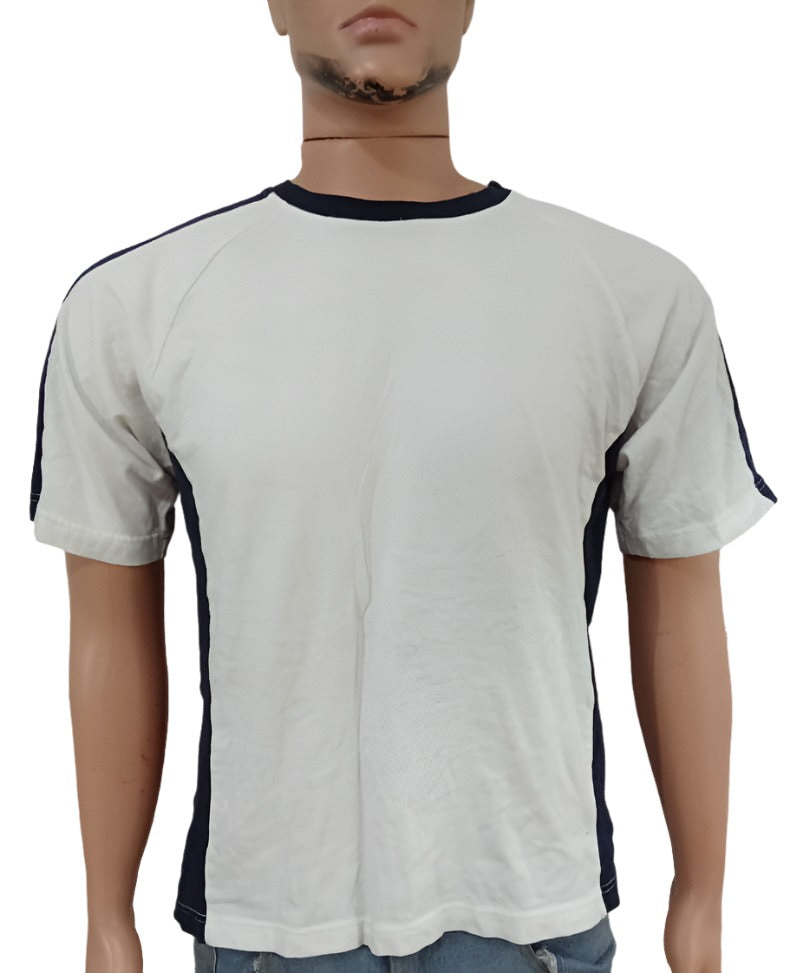 Classy Designer White and Blue Polo T-Shirt (Unisex) | GWDL20