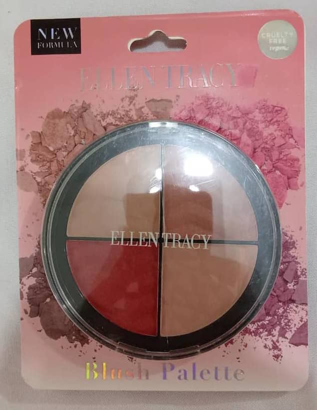 Ellen Tracy Foundation Powder Blush Palette, Face Powder (4 Color Shades) | BLTN45