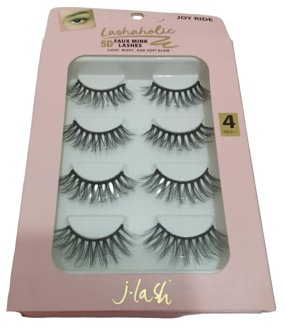 Joy Ride Lashaholic 5D Faux Minx Lashes (Available as 4-Pairs or 1-Pair) | BLTN55