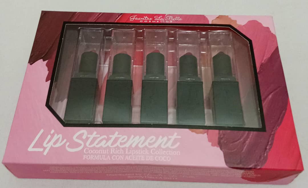 Jasmine LaBelle Cosmetics Lip Statement Lipstick, By Set or By Piece (5 pieces/set) | BLTN62