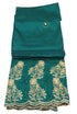 Trendy Supreme Designer Silk George (Teal Blue), 5 Yards/Piece | AFTA-GS5011S51102A