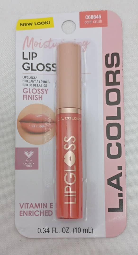 LA Colors Lip Gloss Glossy Finish (C68645 Coral Crush) | DLTR25