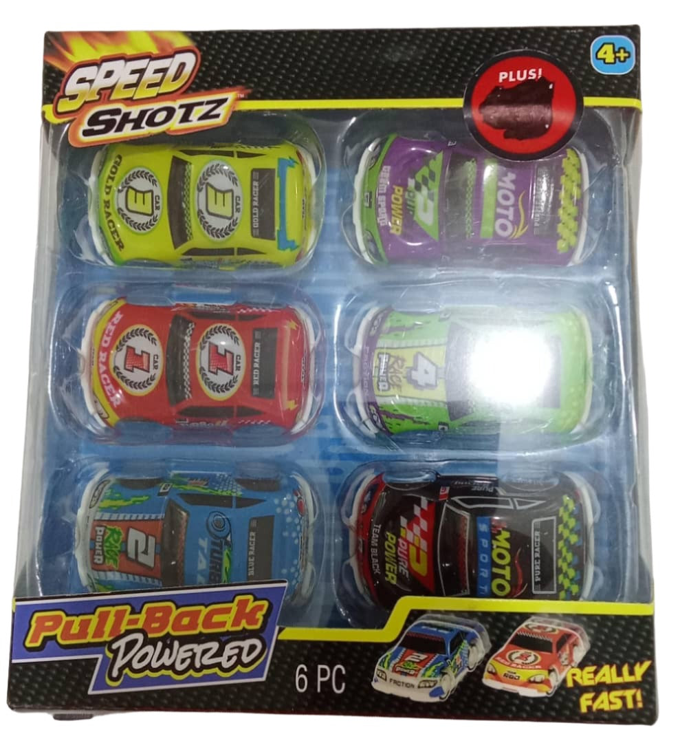 Speed Shotz Pull-Back Race Car Toy for Kids | DLTR34