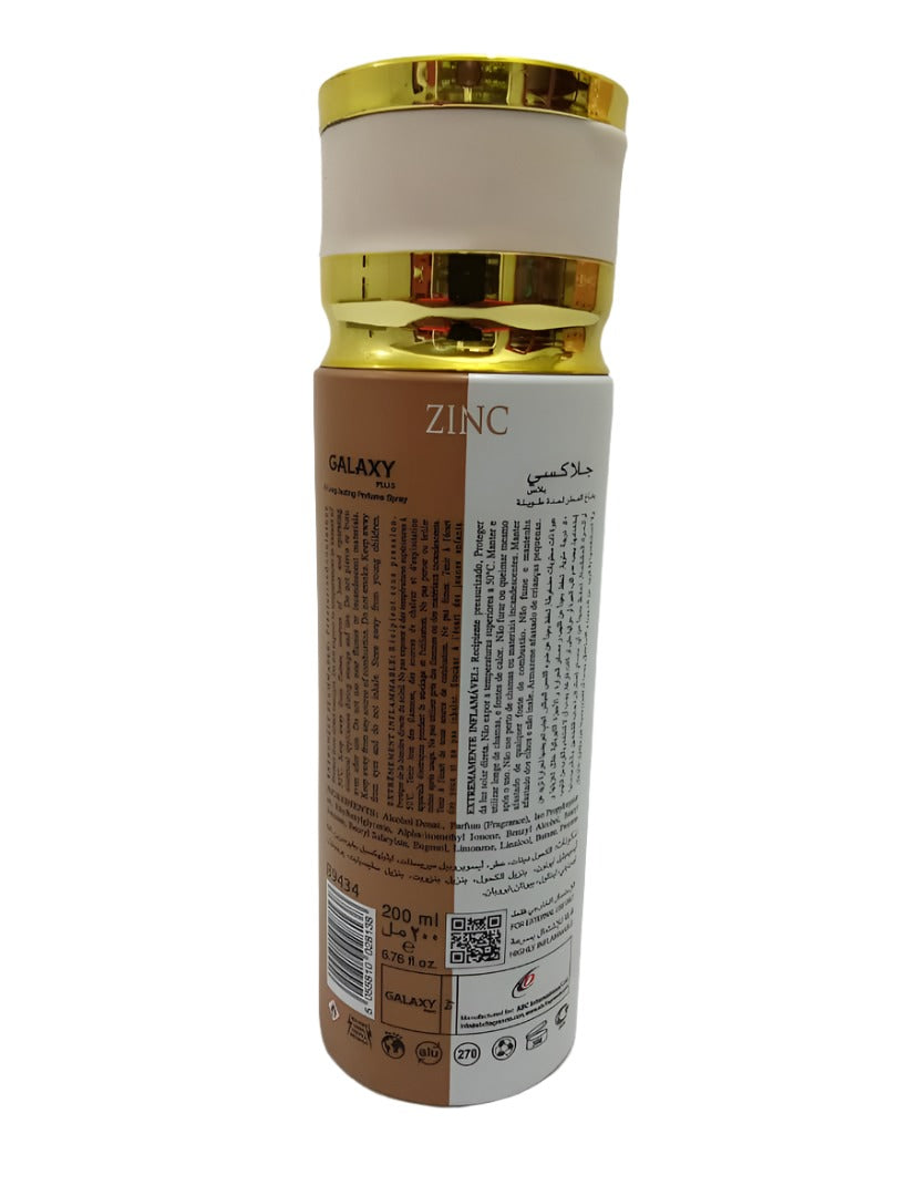 Galaxy Concept Zinc Spray 200ML, Gold | TNB20b