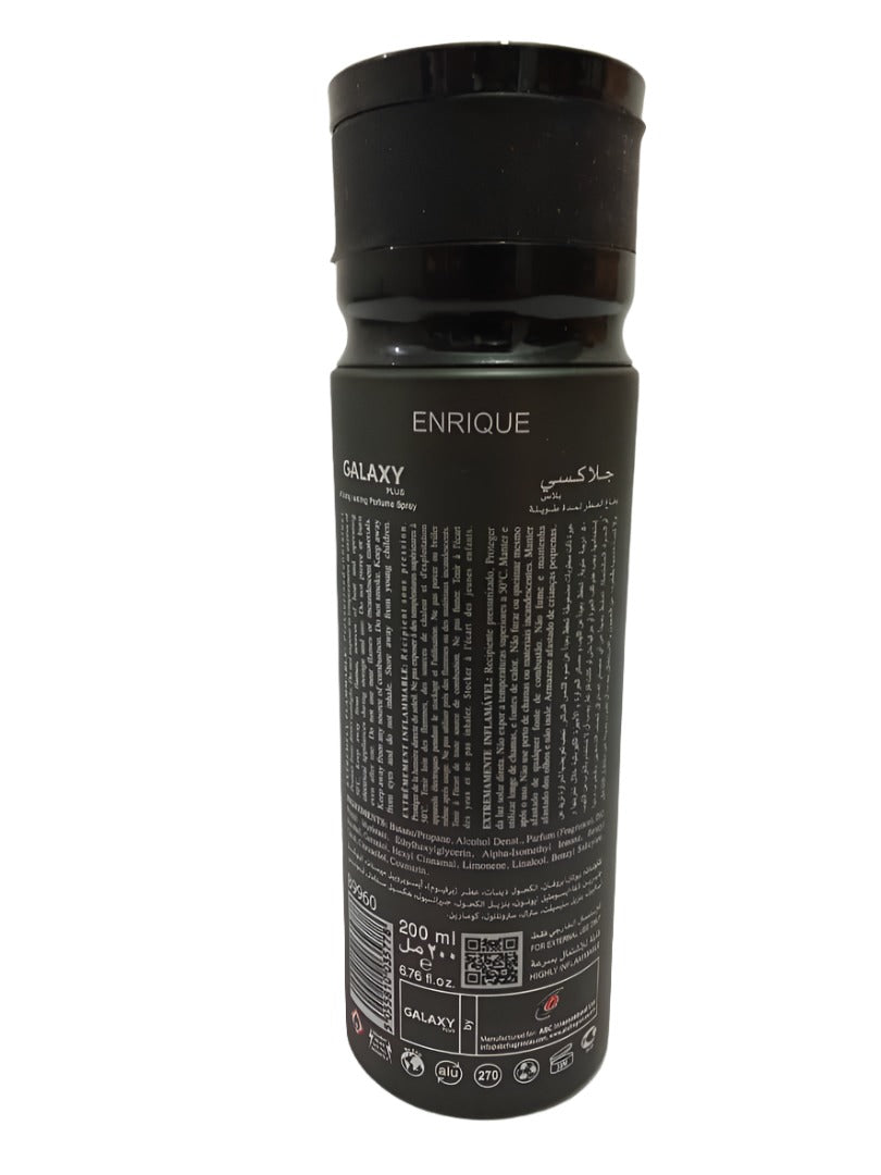 Galaxy Concept Enrique Perfume Spray 200ML, Black | TNB20c