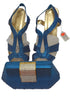 Top Fashion Ladies Shoe and Handbag Set for Wedding and Special Occasions (Blue) | AFTA-DSSBK11028