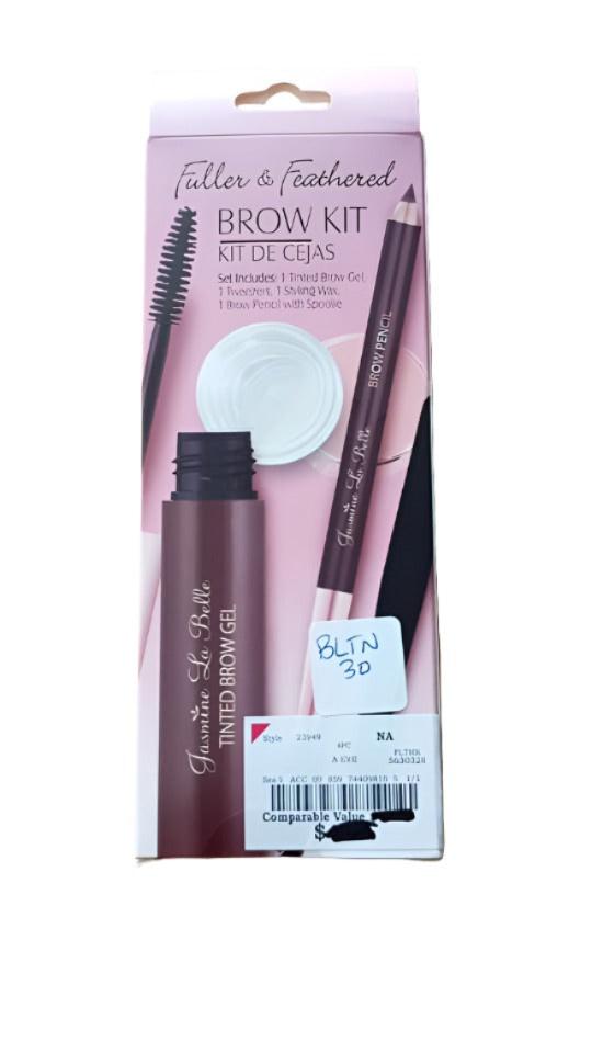 Eyebrows Kit from Fuller & Feathered (Includes Brow Gel, Tweesers, Styling Wax, Brow Pencil) | BLTN30