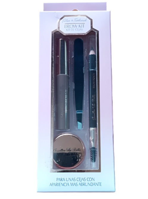 Eyebrows Kit from Fuller & Feathered (Includes Brow Gel, Tweesers, Styling Wax, Brow Pencil) | BLTN30