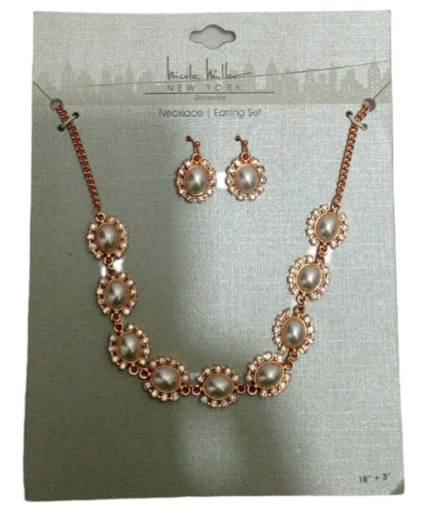 Nicole Miller New York Jewelry Set (Includes 1 Necklace and 1 Pair of Earing) | BLTN1