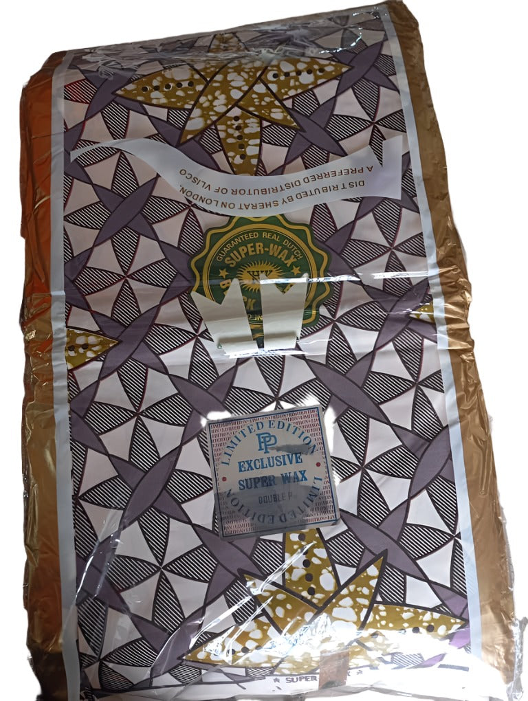 Beautiful Hollandais Vlisco (Hollandaise), 6 Yards/Piece | AFQE-WHS605S6107