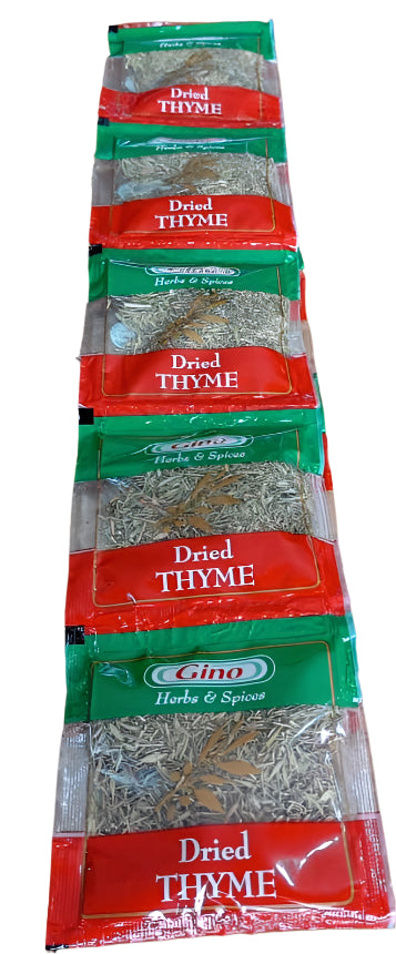 Gino Herbs & Spices Dried Thyme 10 Pieces Per Roll (3gx10pcs) | BST59a