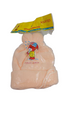 Natural & Comfortable Baby Cap with 2 Horns, Orange | NMD4b