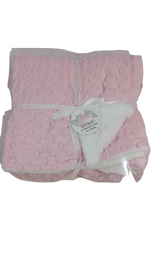 Baby Wrap Soft Touch Baby Blanket, Pink | NMD1b